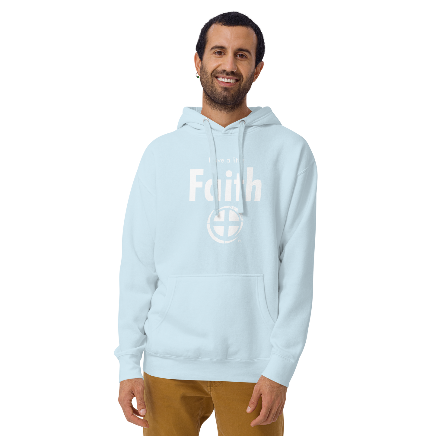 Faith Hoodie - Pass the Positive - Sky Blue