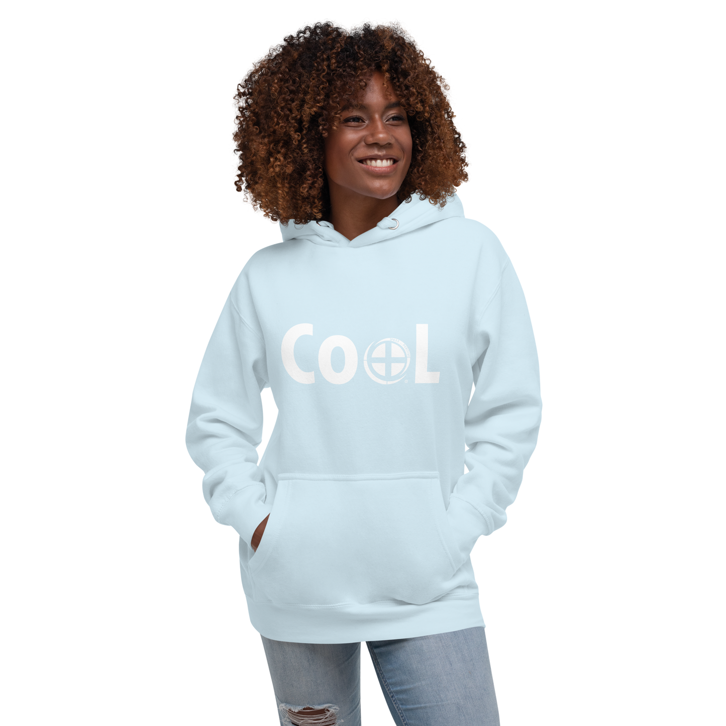 Cool Hoodie - Pass the Positive - Sky Blue
