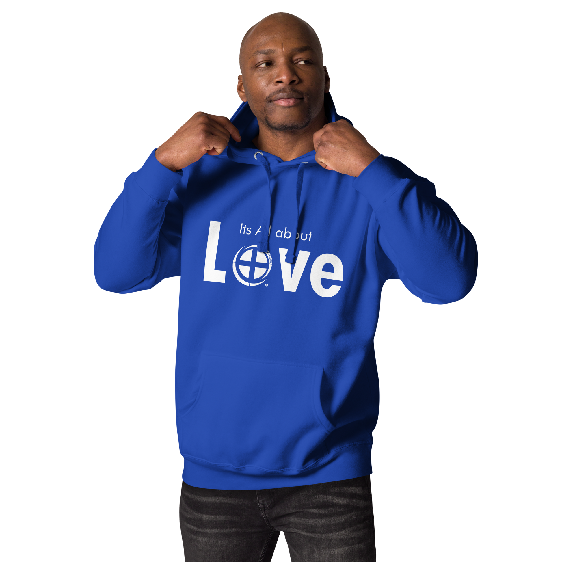 Love Hoodie - Pass the Positive - Team Royal