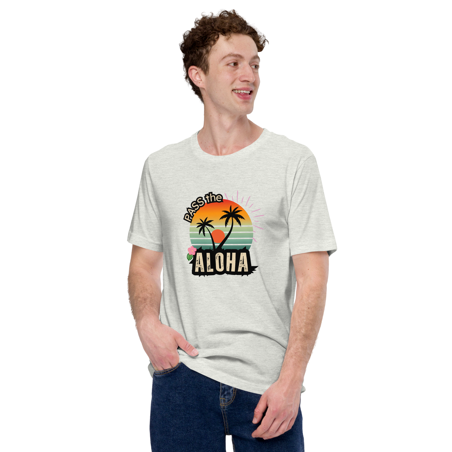 Palm Tree T-Shirt - Unisex - Ash