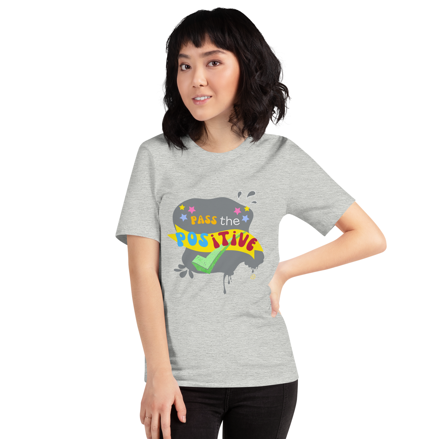 Retro Energy T-Shirt - Unisex Garment Dyed - Athletic Heather
