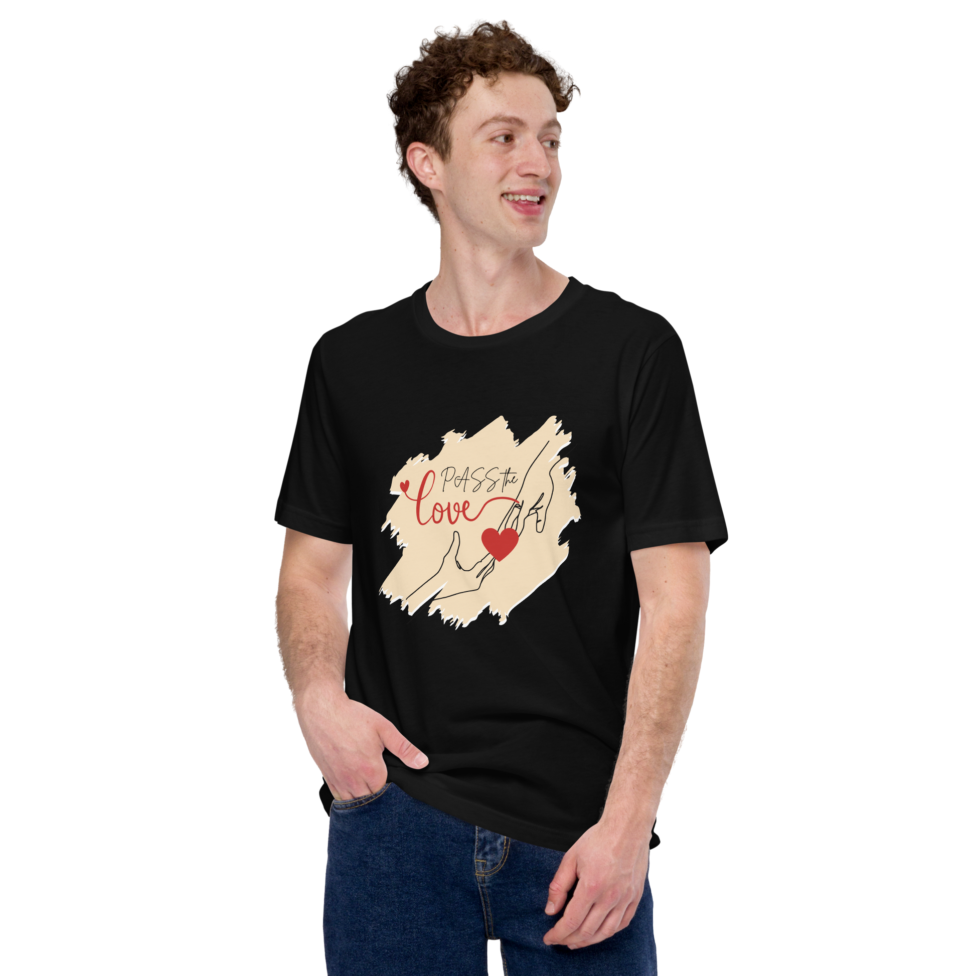 Couple T-Shirt - Unisex - Black