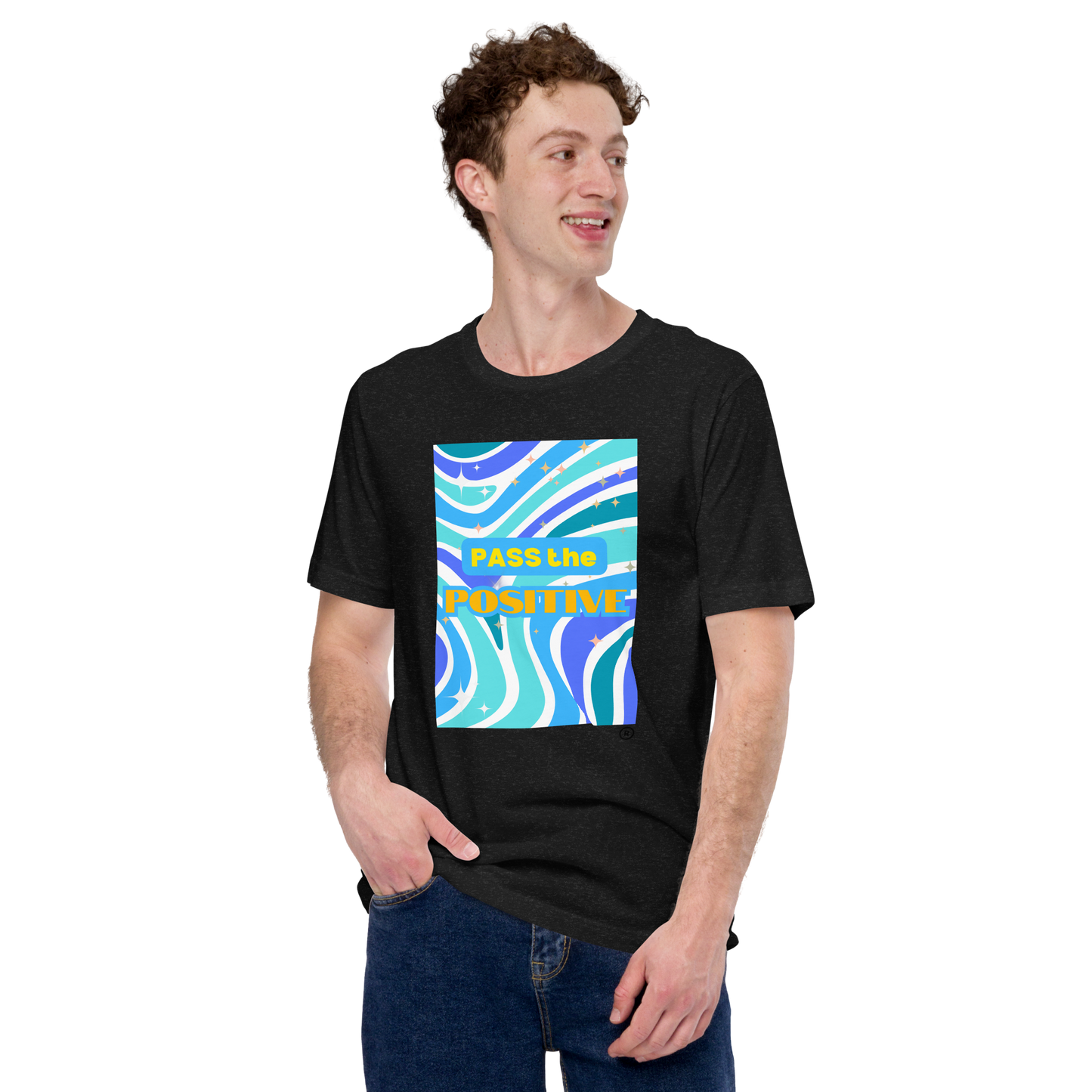 Wavy Dreams T-Shirt - Unisex Tee - Black Heather
