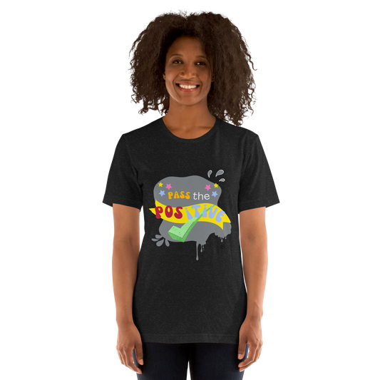 Graphic Spooky T-Shirt - Unisex - Black Heather
