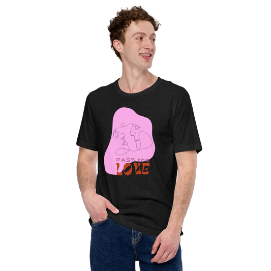 Kiss T-Shirt - Unisex - Black Heather