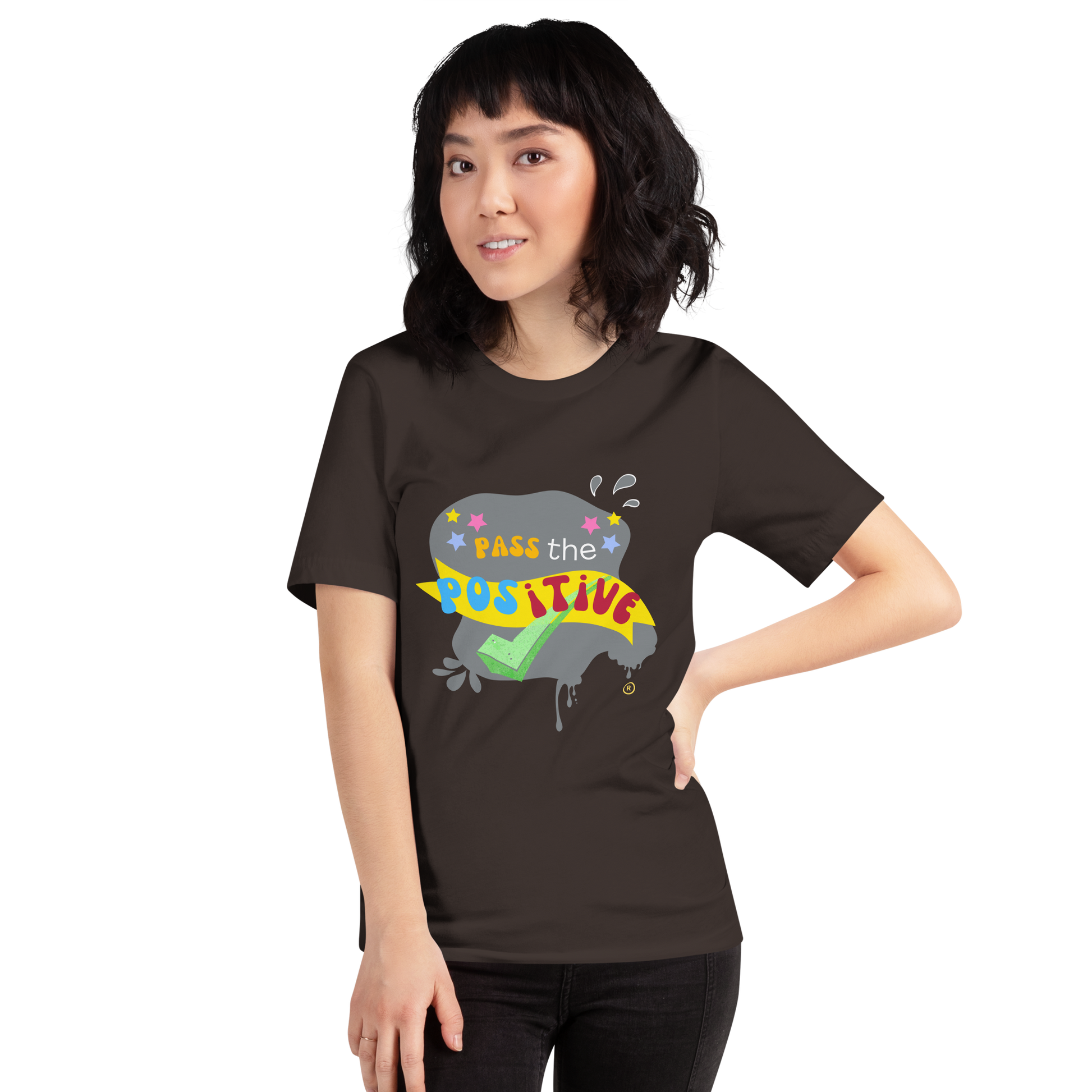 Retro Energy T-Shirt - Unisex Garment Dyed - Brown