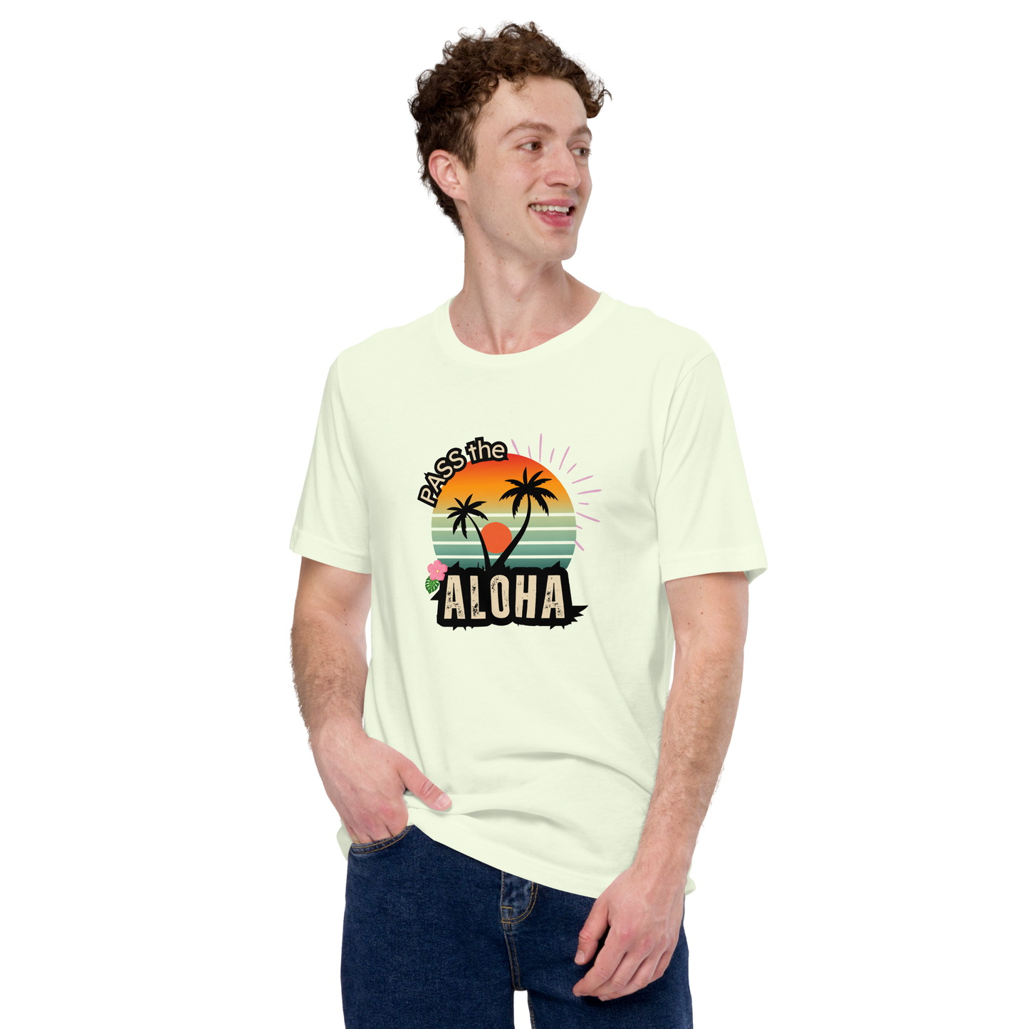 Palm Tree T-Shirt - Unisex - Citron