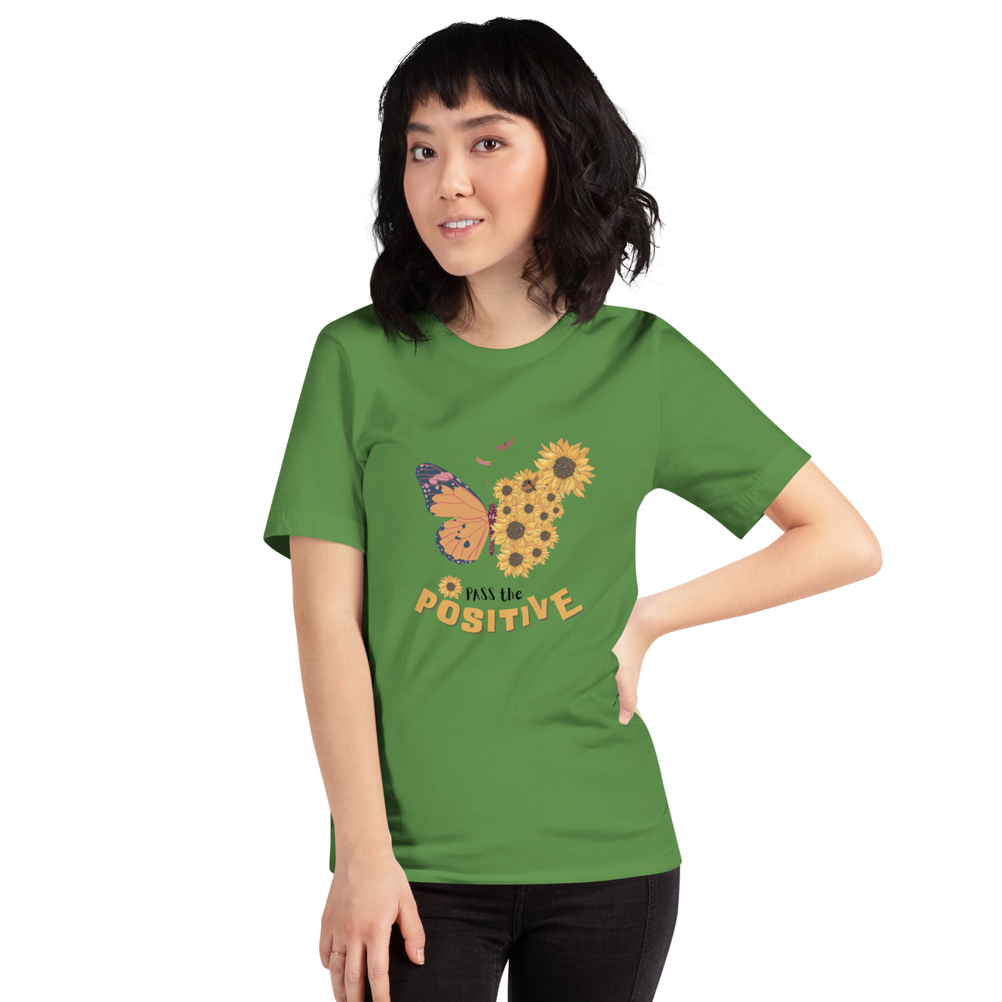 Floral T-Shirt - Unisex - Leaf