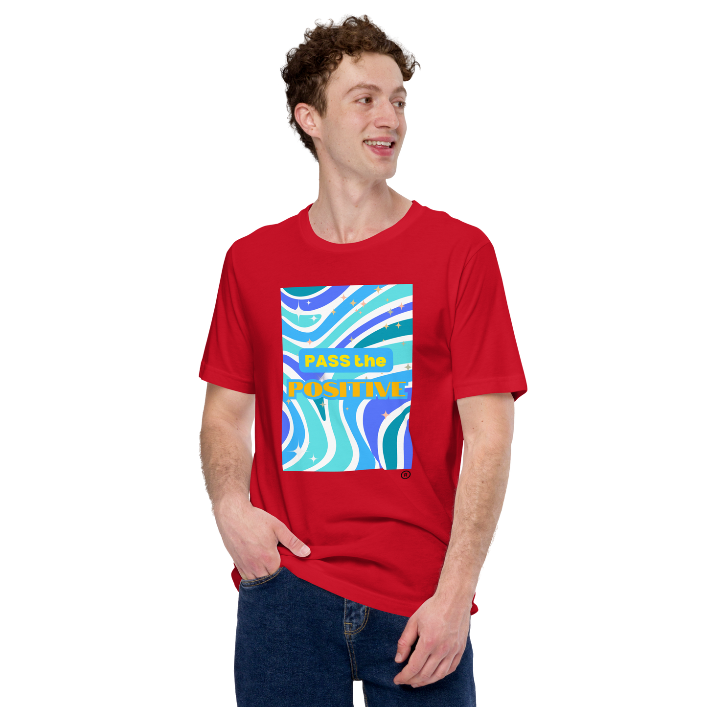 Wavy Dreams T-Shirt - Unisex Tee - Red