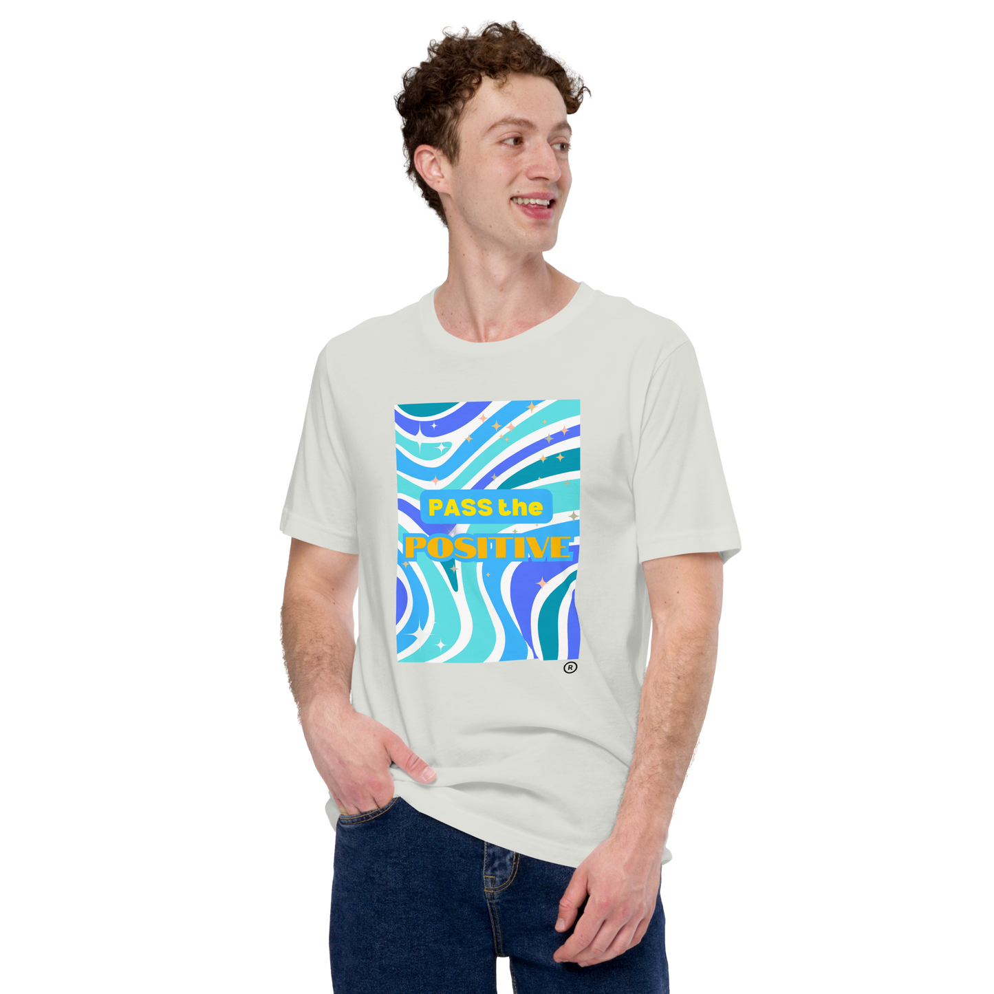 Wavy Dreams T-Shirt - Unisex Tee - Silver