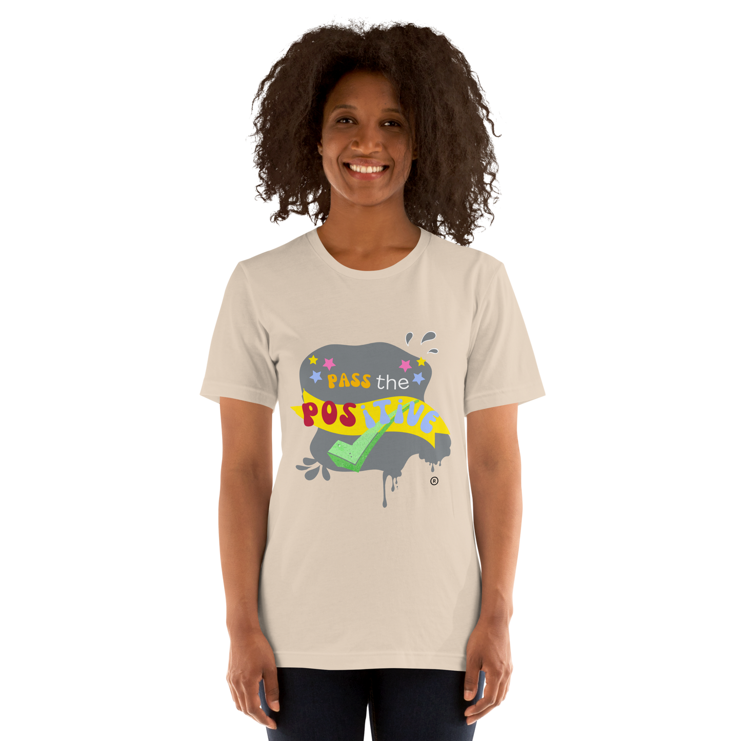 Graphic Spooky T-Shirt - Unisex - Soft Cream