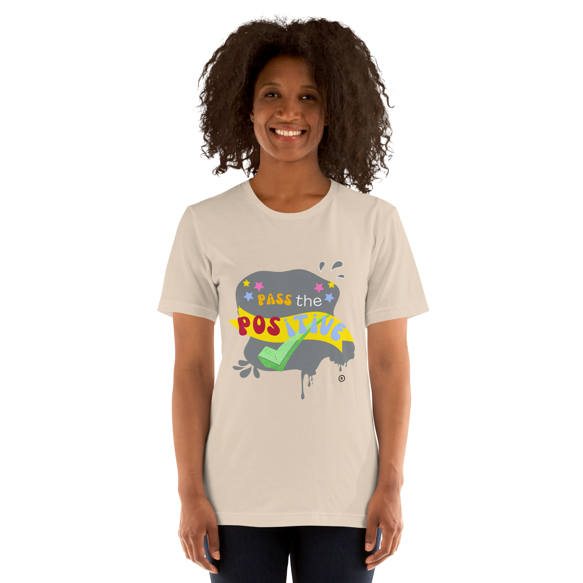 Graphic Spooky T-Shirt - Unisex - Soft Cream
