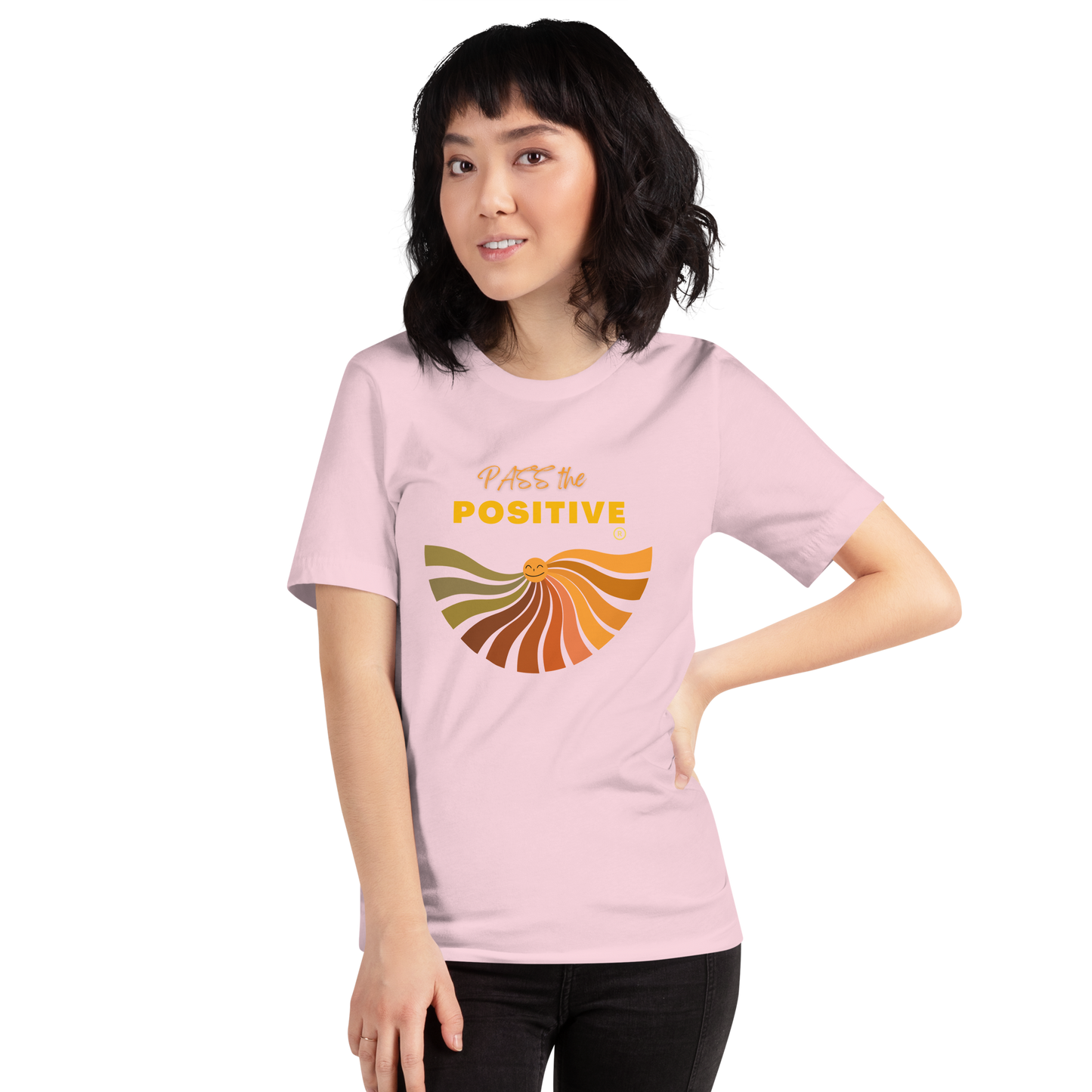 Empowering Sun T-shirt - Unisex - Pink