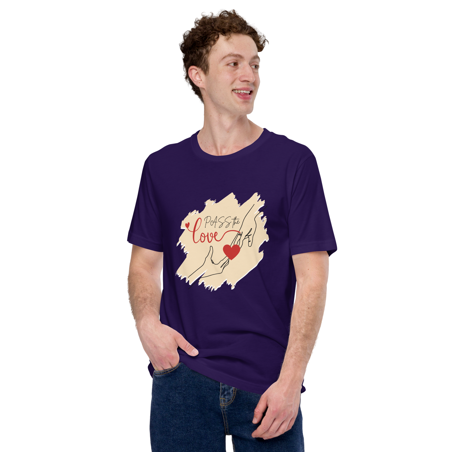 Couple T-Shirt - Unisex - Team Purple