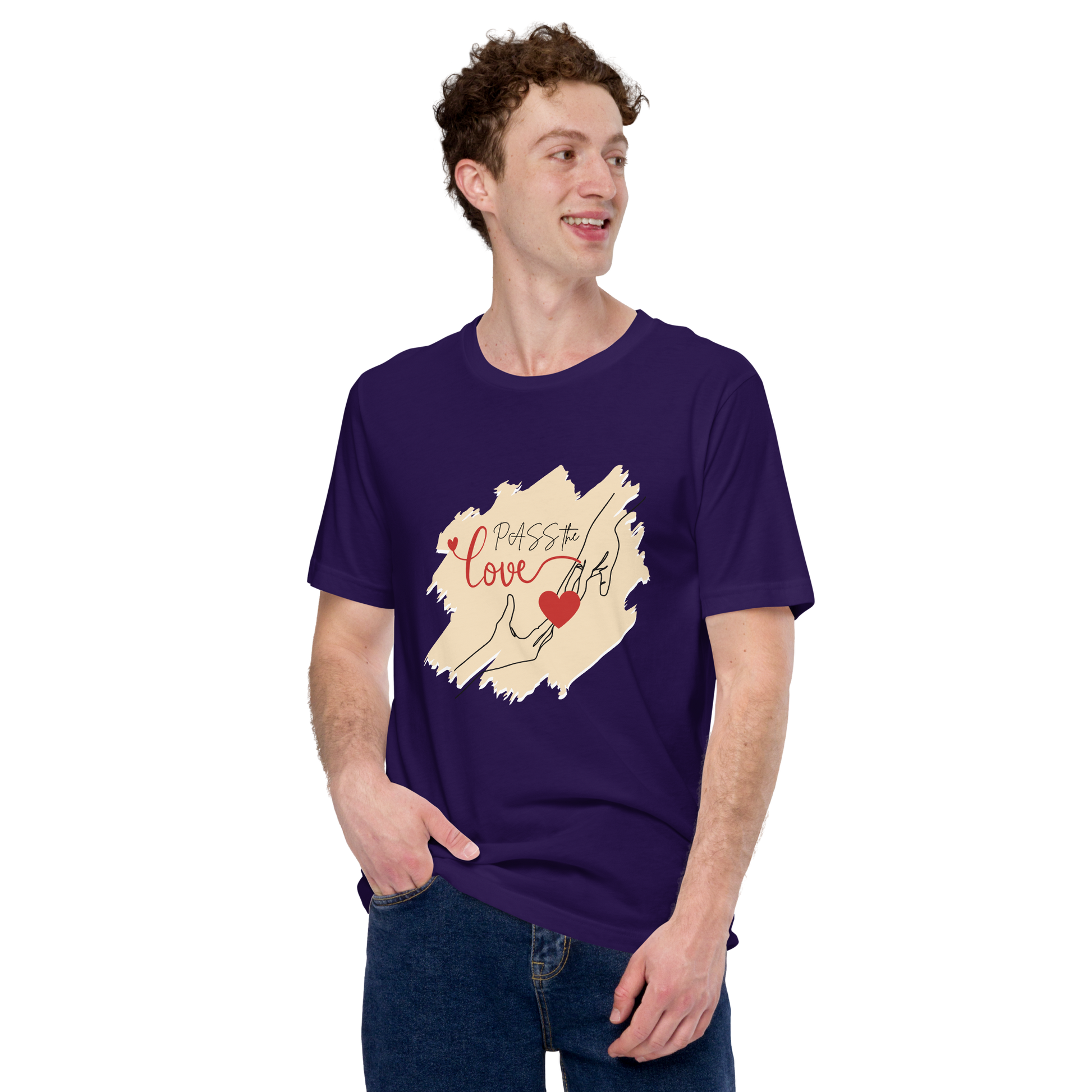 Couple T-Shirt - Unisex - Team Purple