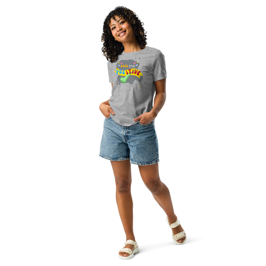 Stone Groove T-Shirt - Women’s Relaxed Fit Tee - Athletic Heather