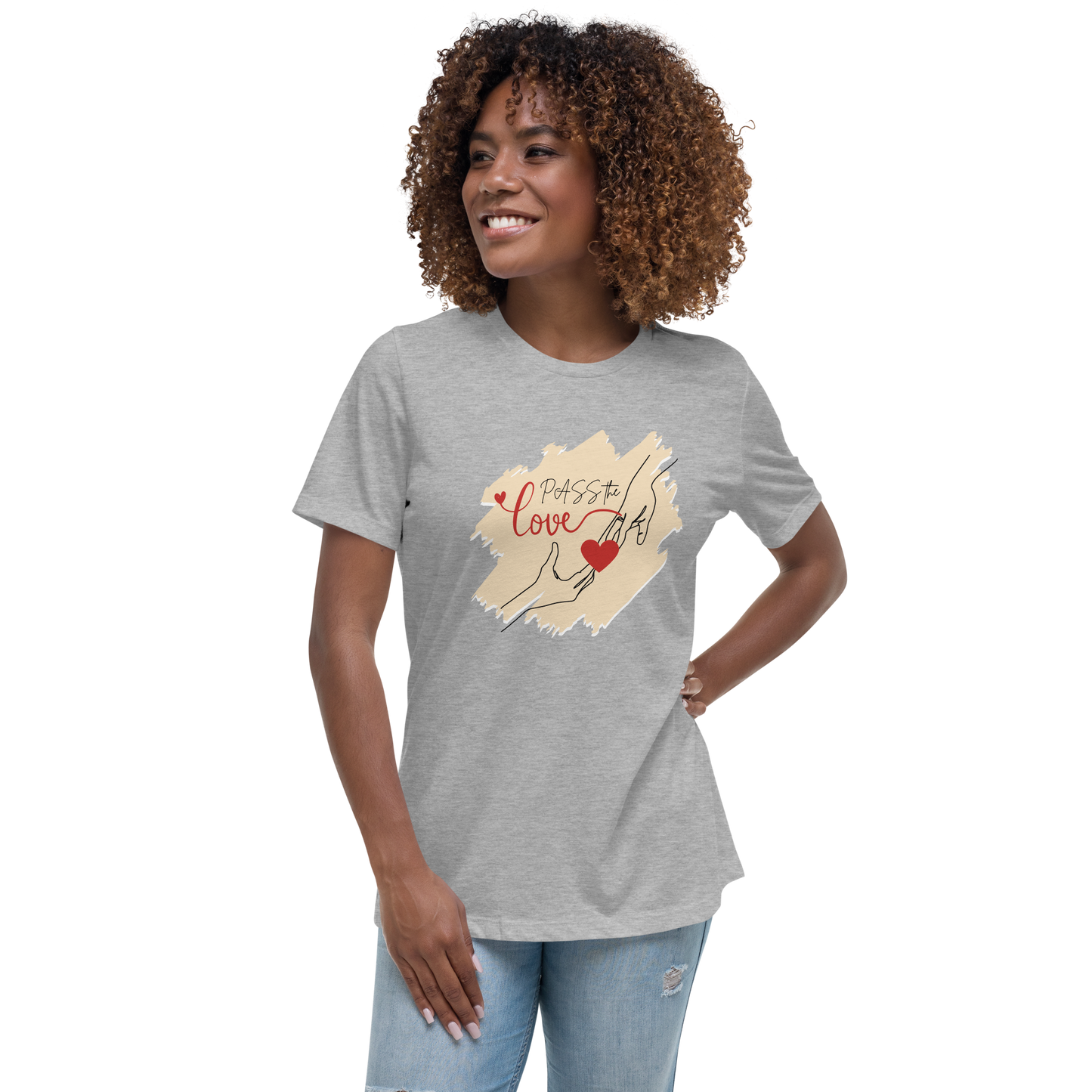 Couple T-Shirt - Women's Relaxed - Athletic Heather