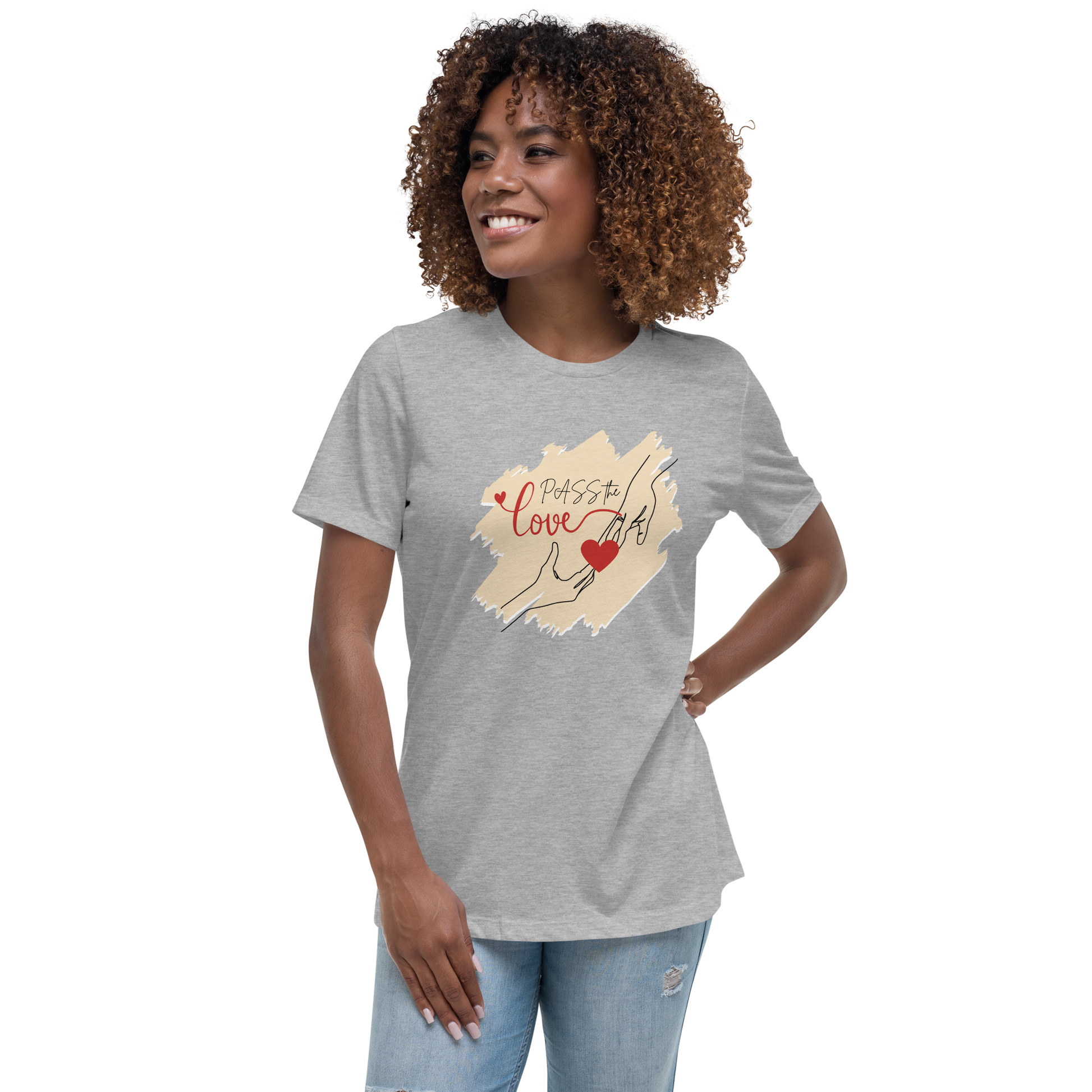 Couple T-Shirt - Women's Relaxed - Athletic Heather