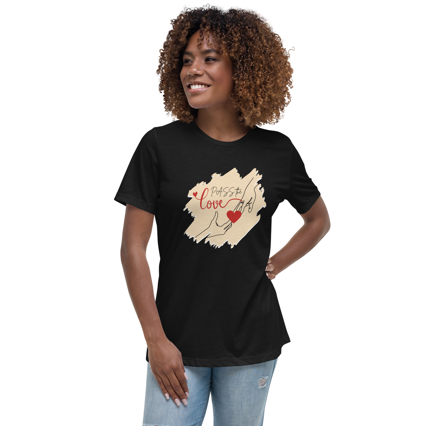 Couple T-Shirt - Women's Relaxed - Black