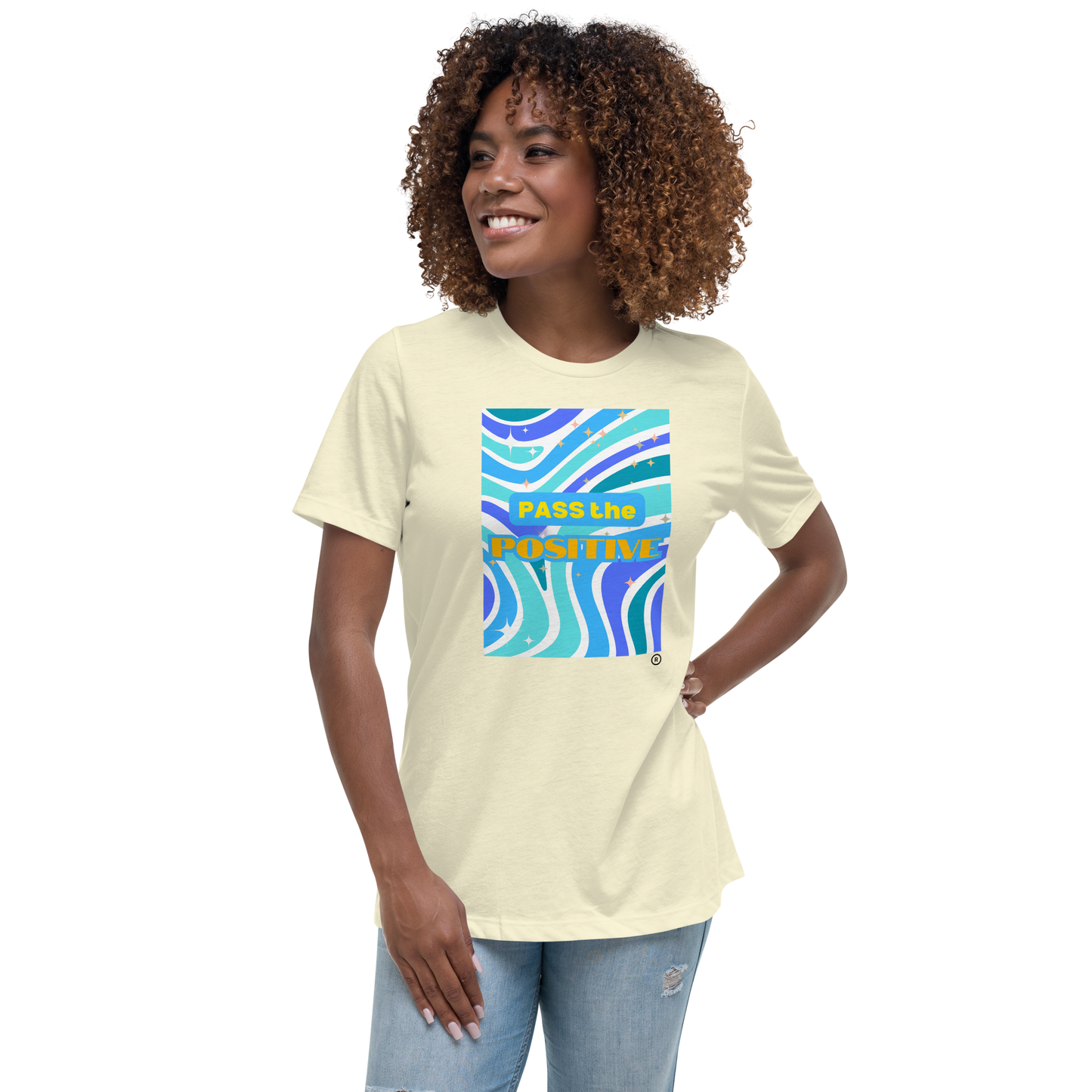 Funky Sea T-Shirt - Women’s Relaxed Fit - Citron