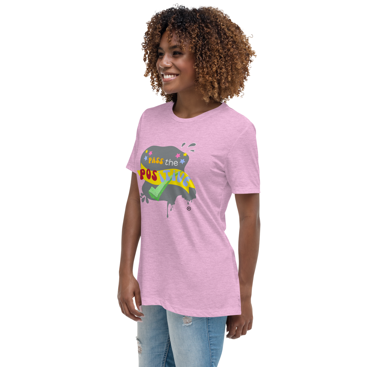 Women's Spooky T-Shirt - Relaxed Fit - Heather Prism Lilac