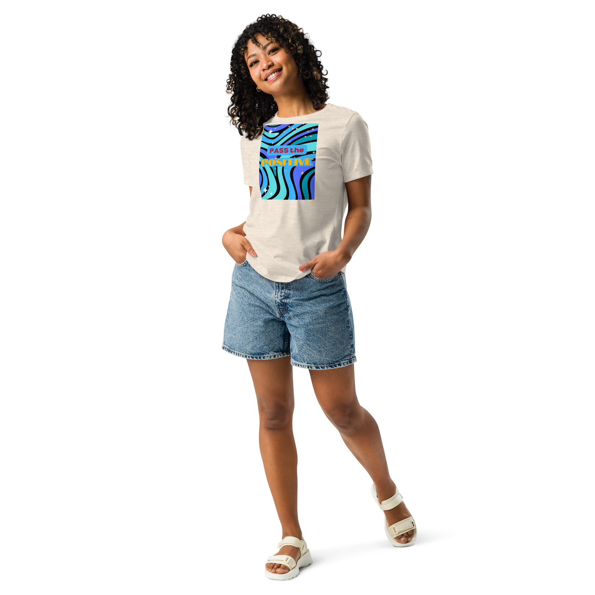 Ocean Bliss T-Shirt - Women’s Relaxed Fit - Heather Prism