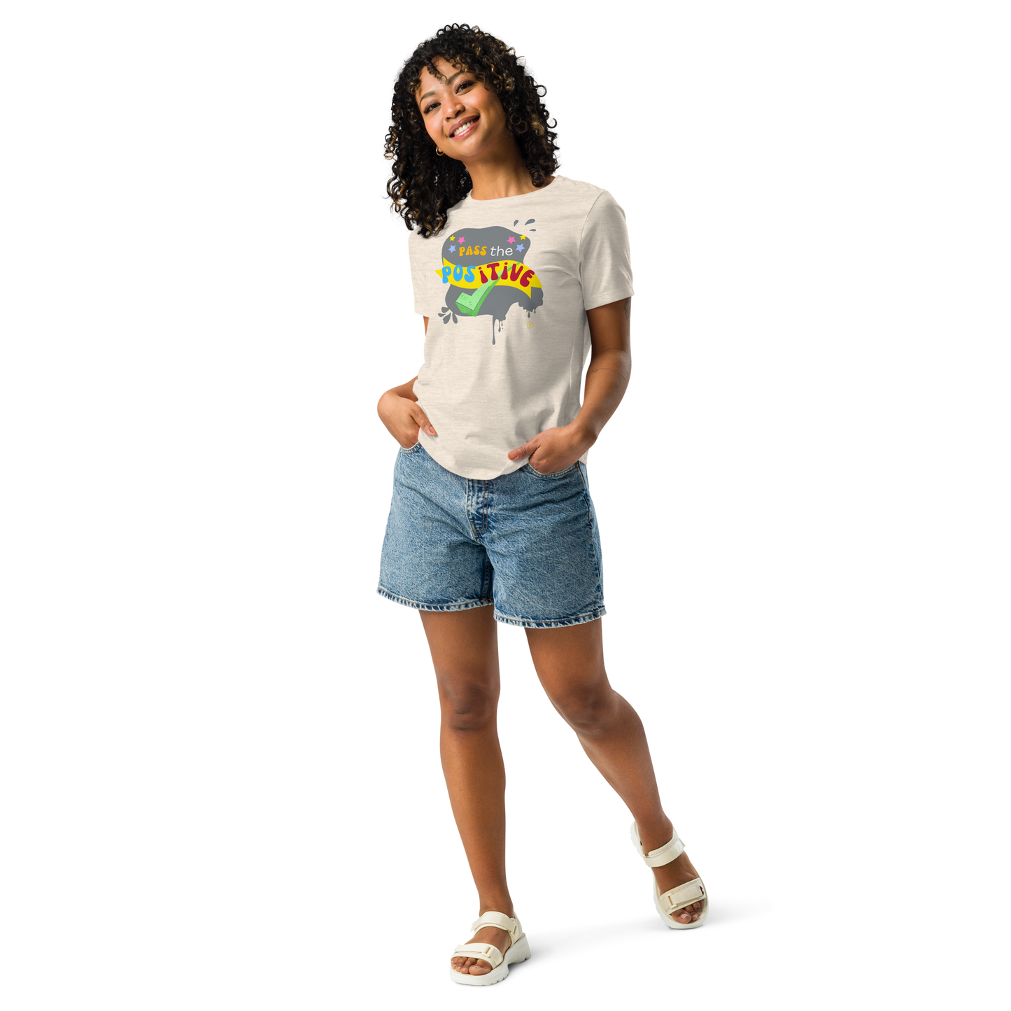 Stone Groove T-Shirt - Women’s Relaxed Fit Tee - Prism Natural
