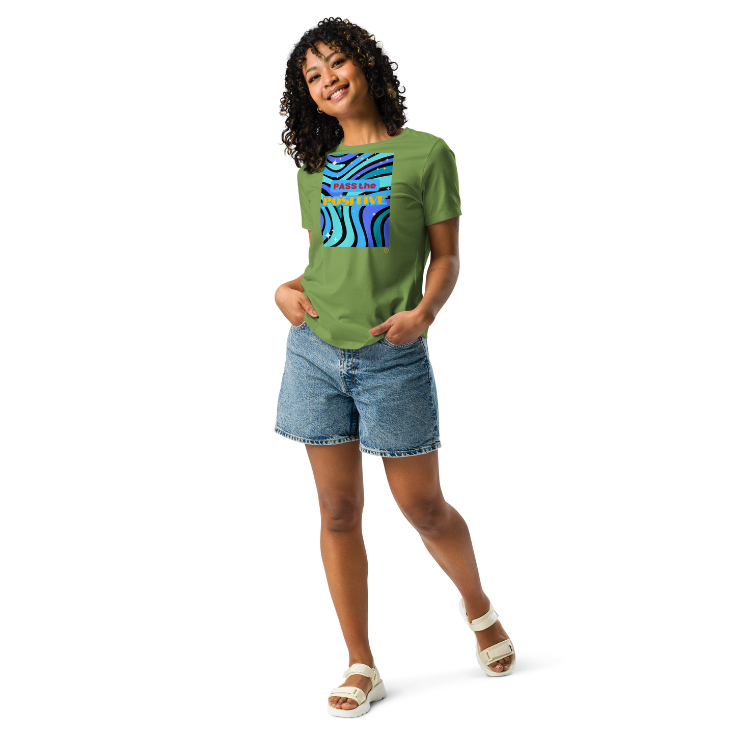 Ocean Bliss T-Shirt - Women’s Relaxed Fit - Leaf