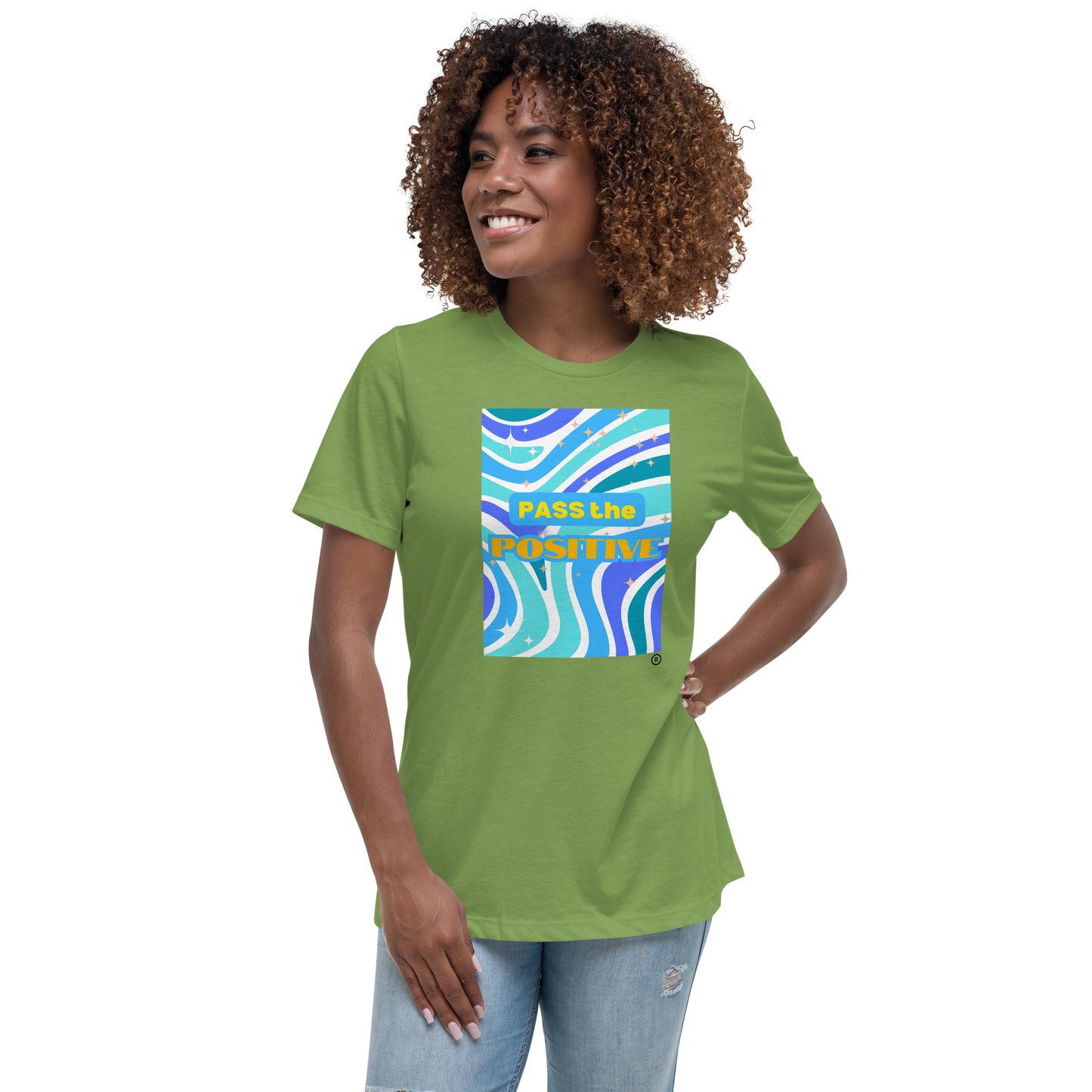 Funky Sea T-Shirt - Women’s Relaxed Fit - Leaf