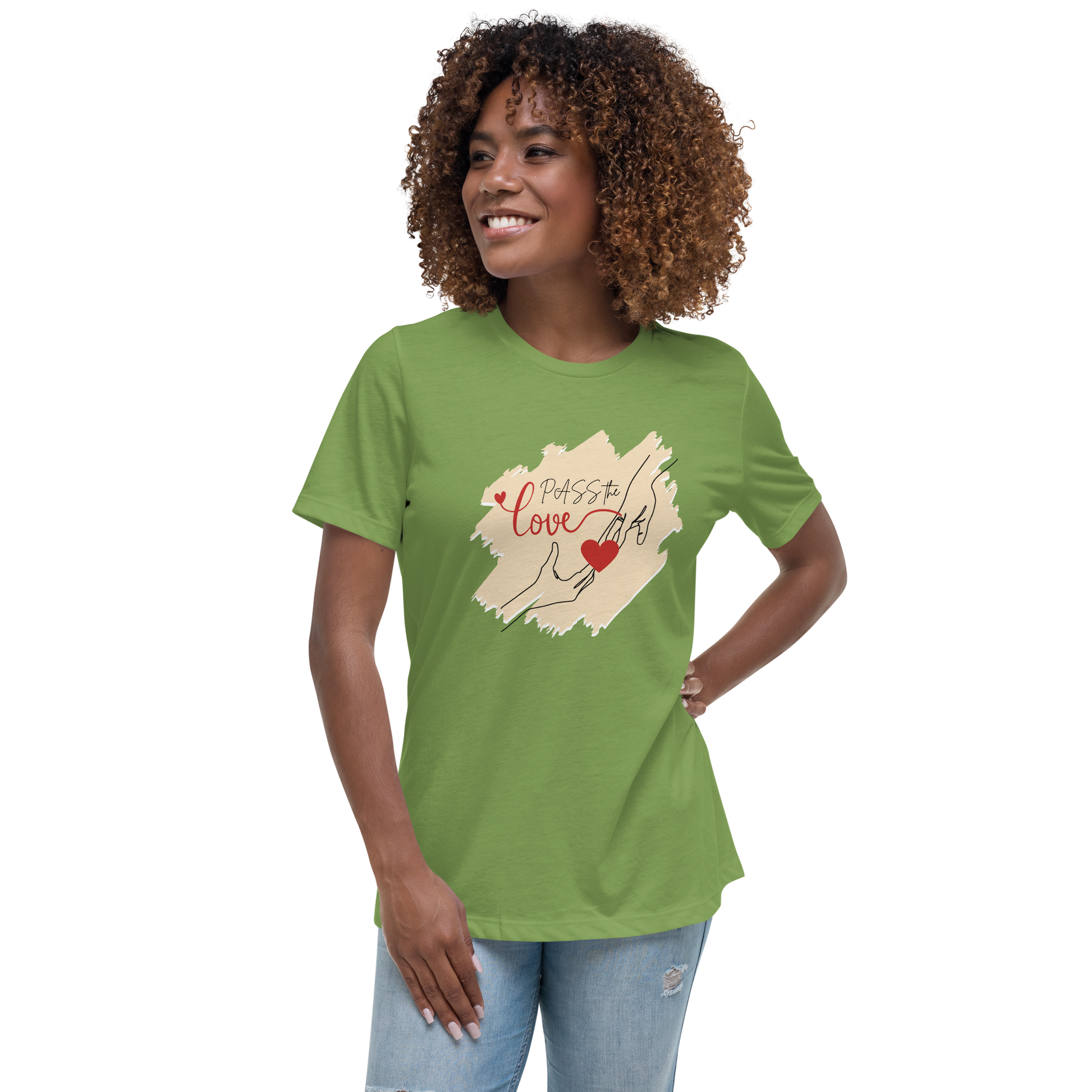 Couple T-Shirt - Women's Relaxed - Leaf