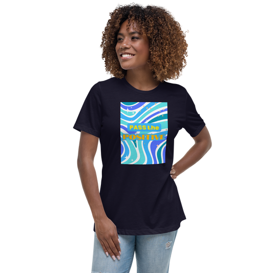 Funky Sea T-Shirt - Women’s Relaxed Fit - Navy