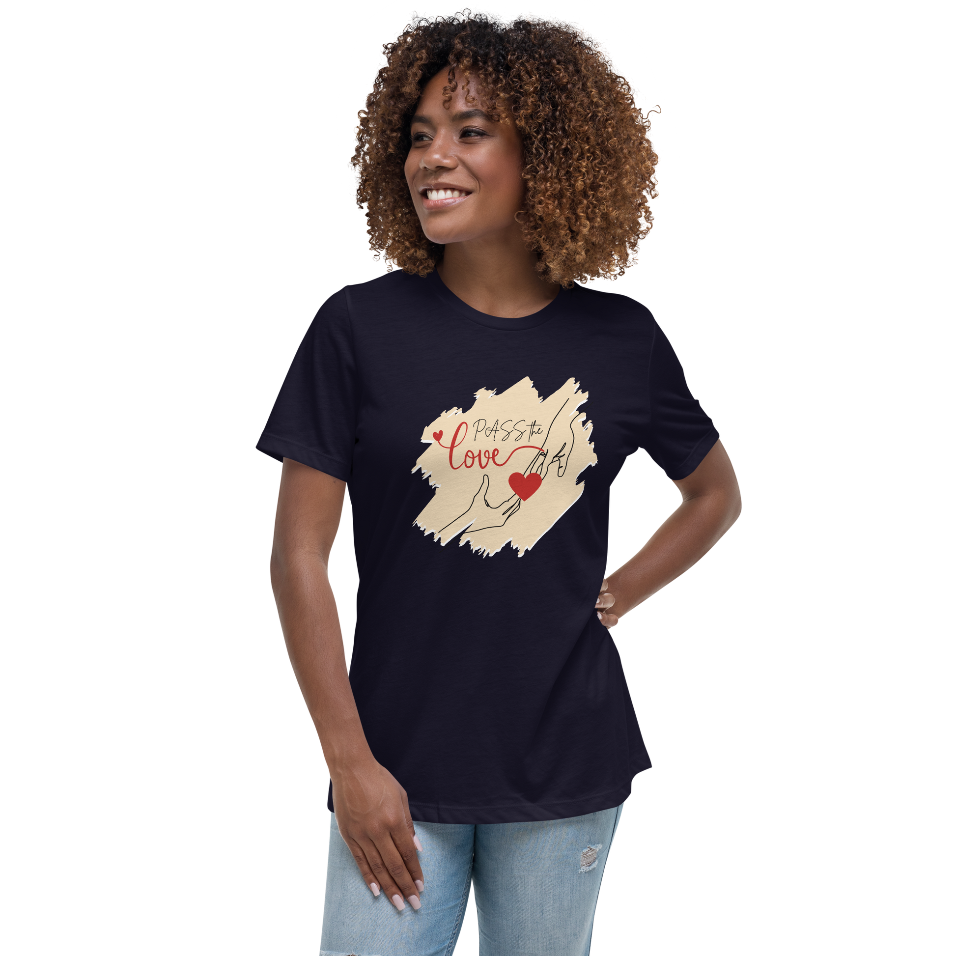 Couple T-Shirt - Women's Relaxed - Navy