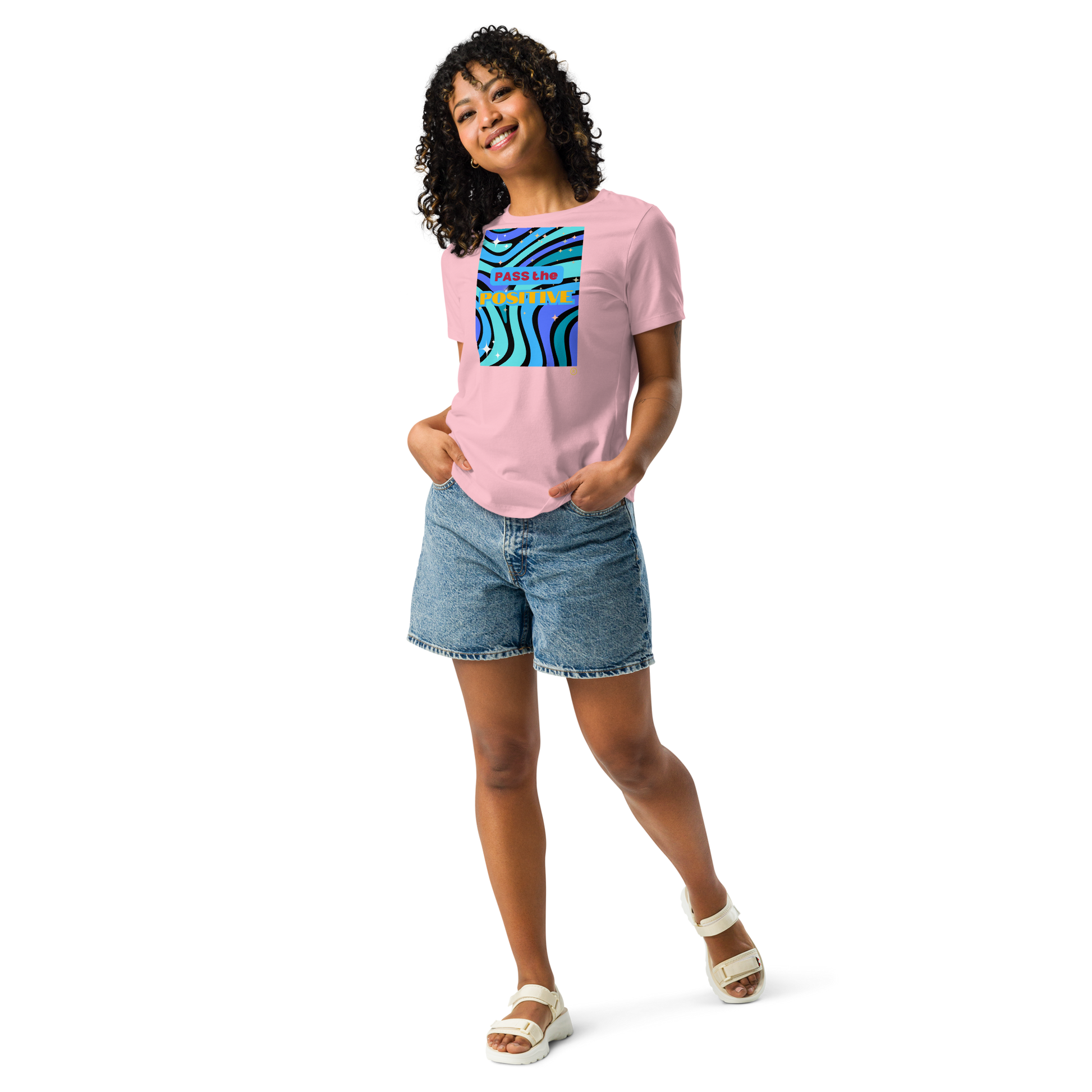 Ocean Bliss T-Shirt - Women’s Relaxed Fit - Pink