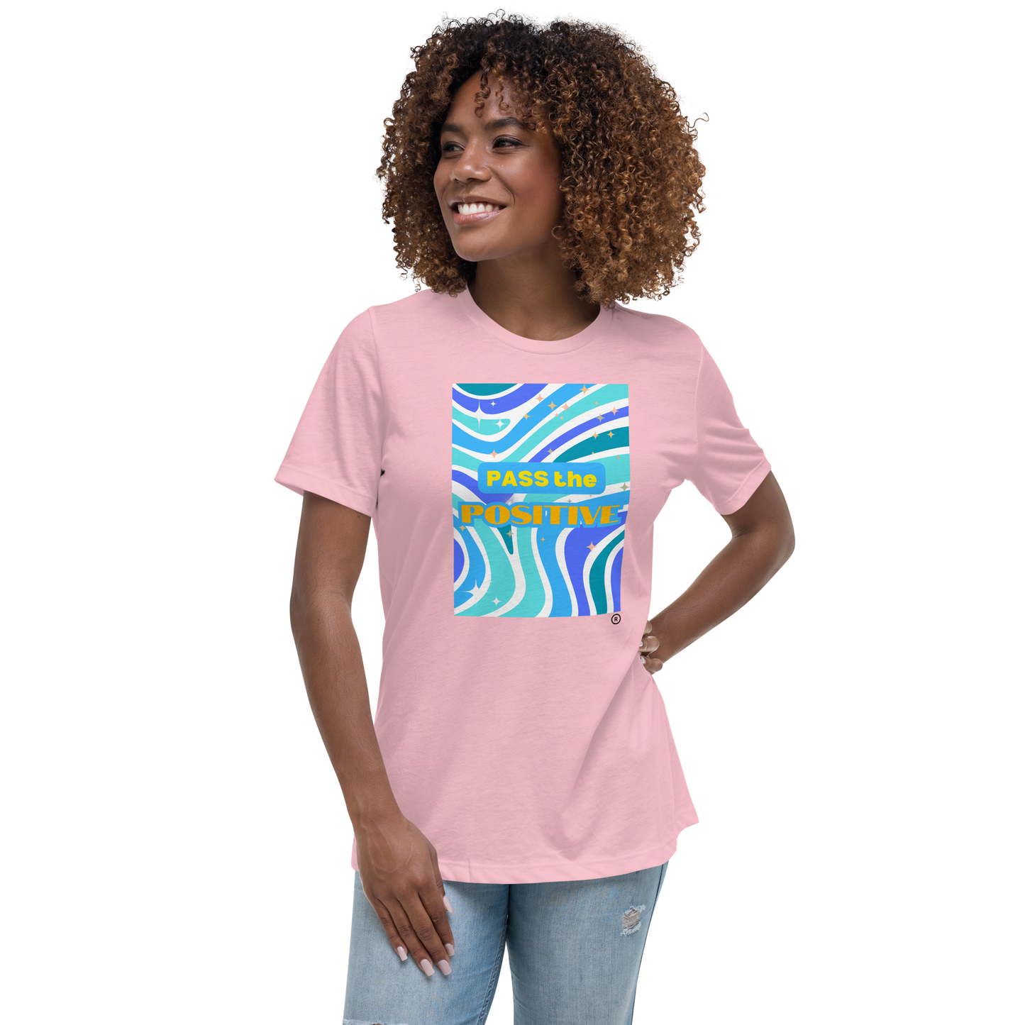 Funky Sea T-Shirt - Women’s Relaxed Fit - Pink