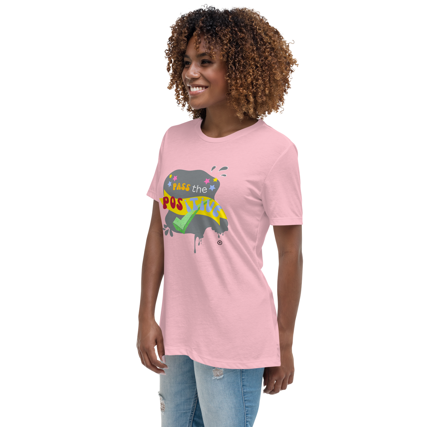 Women's Spooky T-Shirt - Relaxed Fit - Pink