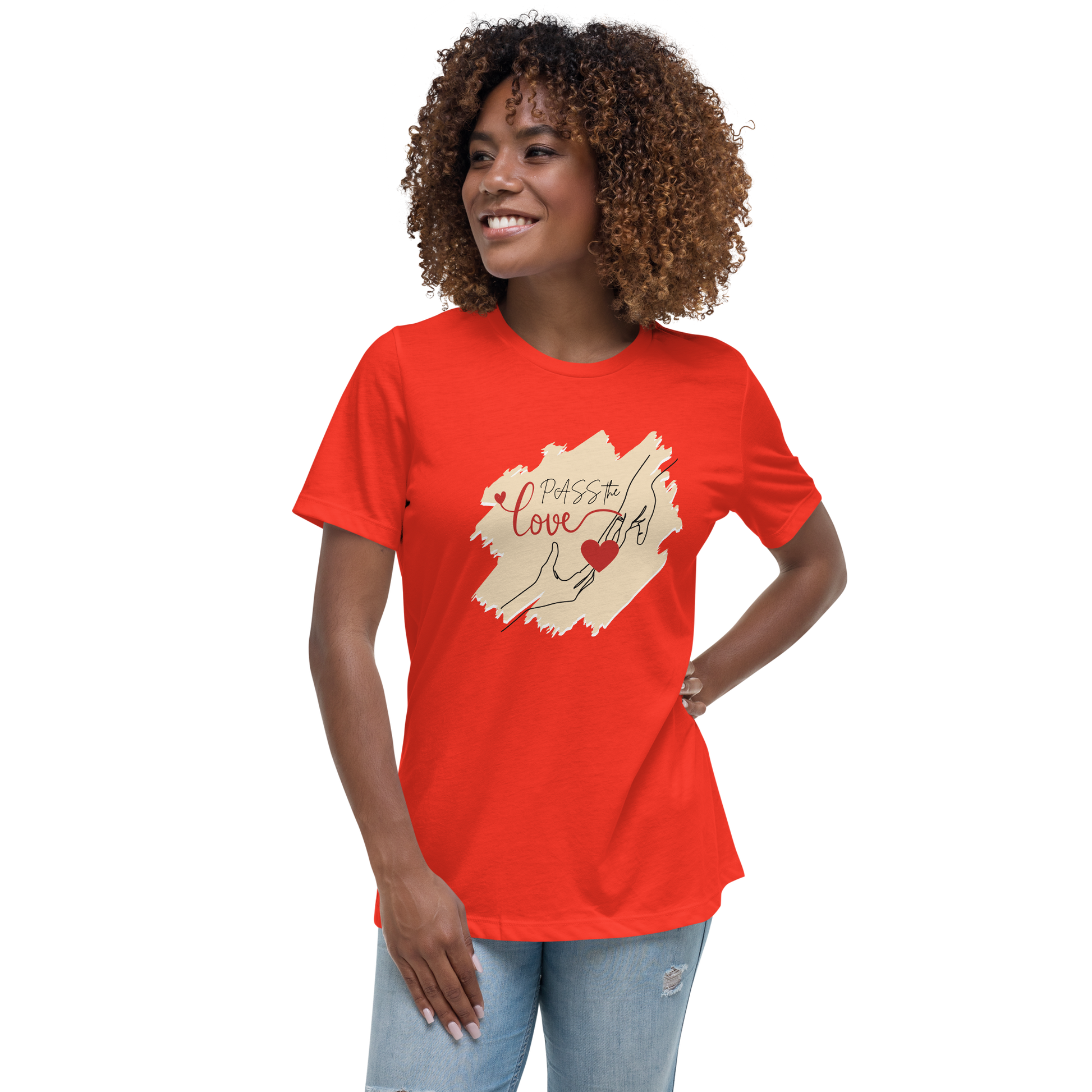 Couple T-Shirt - Women's Relaxed - Poppy