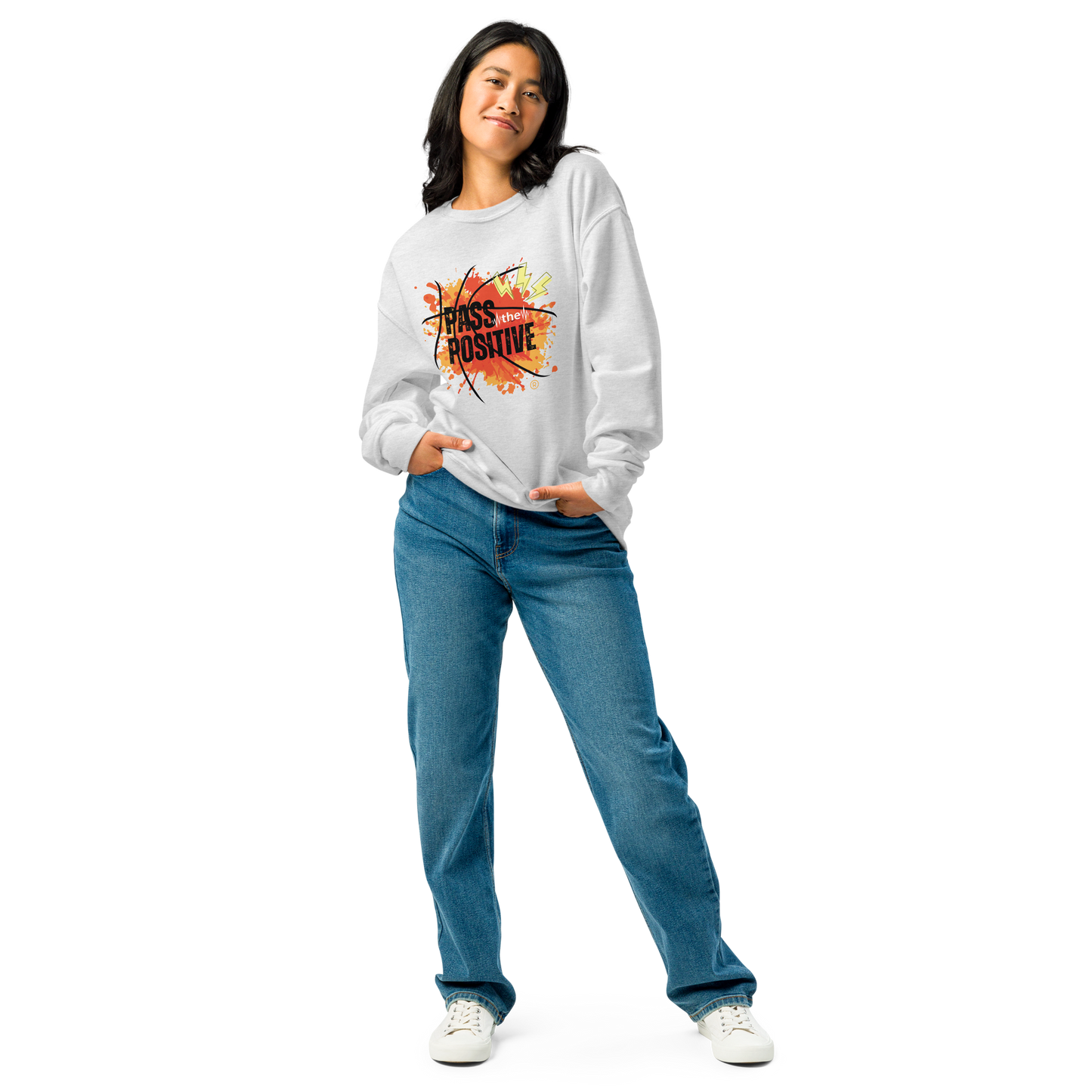 Crew neck sweatshirt - Positive