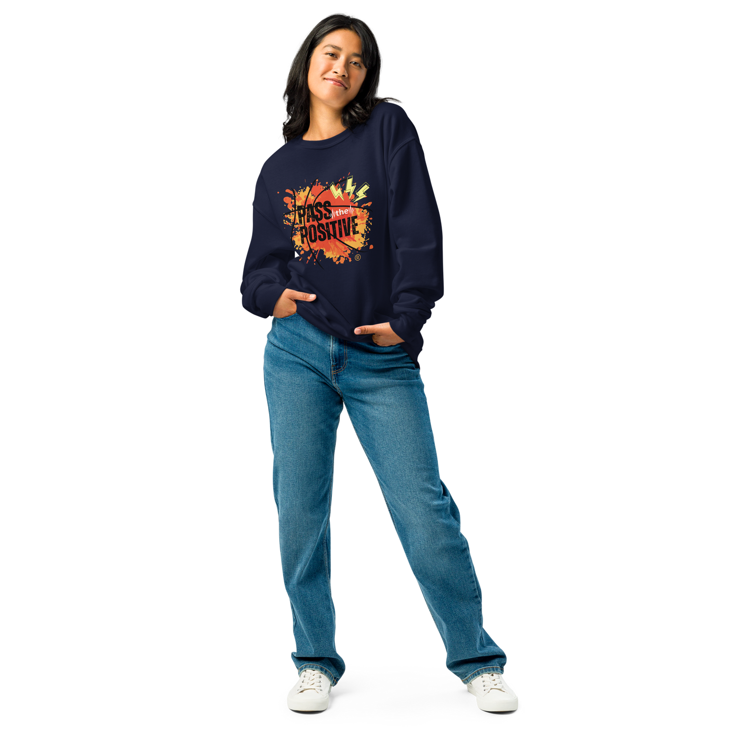 Crew neck sweatshirt - Positive