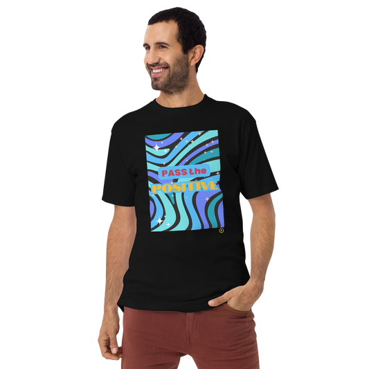 Wave Rider T-Shirt - Men's Premium Tee - Black