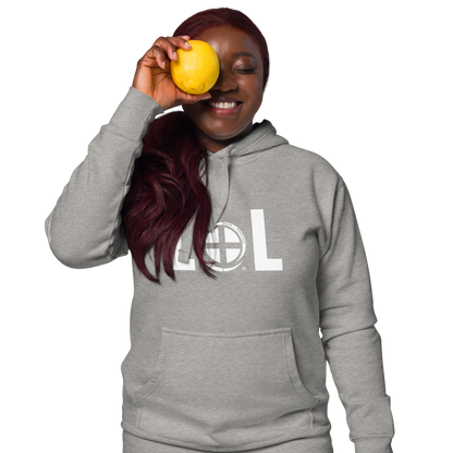 LOL Hoodie - Pass the Positive - Carbon Grey