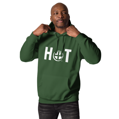 Hot Hoodie - Pass the Positive - Forest Green
