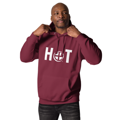 Hot Hoodie - Pass the Positive - Maroon