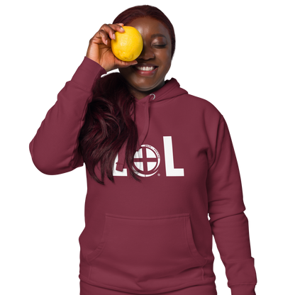 LOL Hoodie - Pass the Positive - Maroon