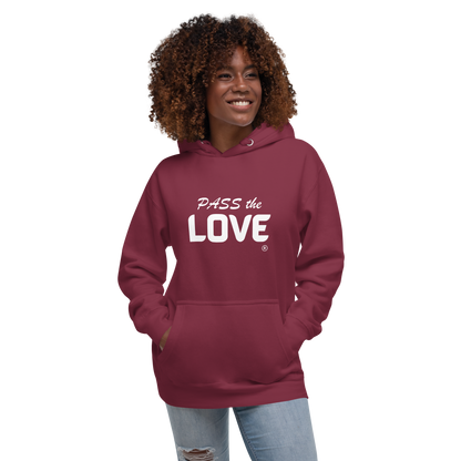 unisex-premium-hoodie-maroon-front-pass-the-love