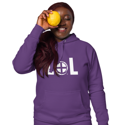 LOL Hoodie - Pass the Positive - Purple
