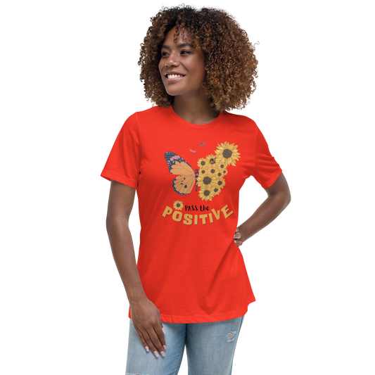 Cute Butterfly T-Shirt - Women's Relaxed - Poppy